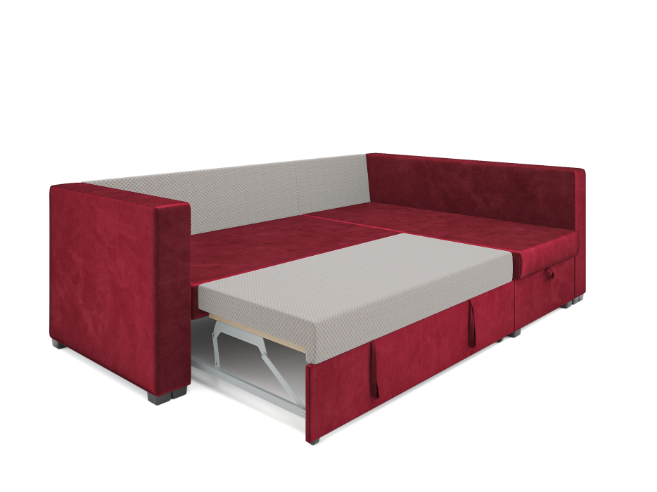 Диваны угловые в гостиную, Диван угловой Мансберг (Бархат)