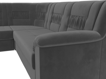 Угловой диван Карелия левый, велюр