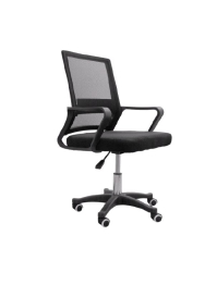 Кресло Терра лайт, без механизма качания, простой подъём, Черный (WR-S04)