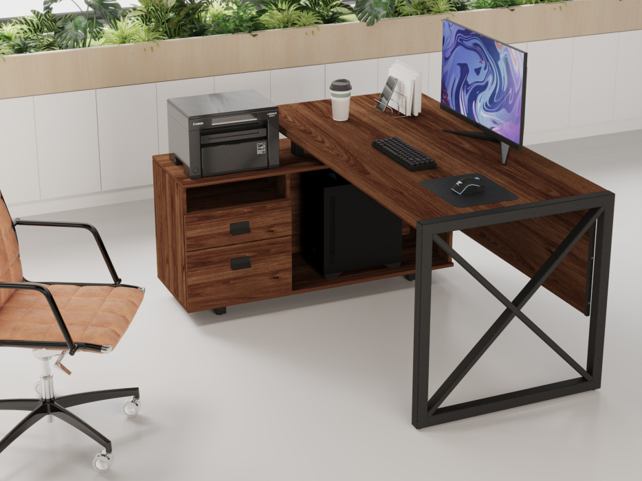 Угловые, Стол рабочий универсальный Калифорния Хардвиг СР01 ЛДСП