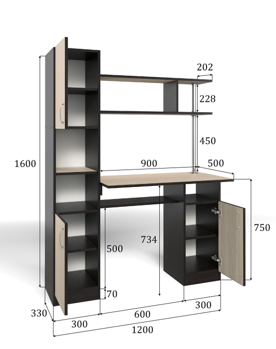 Компьютерные столы, СК 7 Стол компьютерный