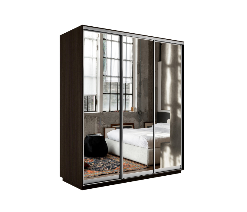 Шкафы-купе, Шкаф-купе Экспресс Экспенс трио 2200 x 2400 x 600