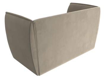 Прямой диван Бергамо 2-х местный, микровельвет