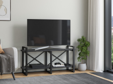 ТВ-тумбы, Тумба под ТВ Айсберг Лофт 120 черный