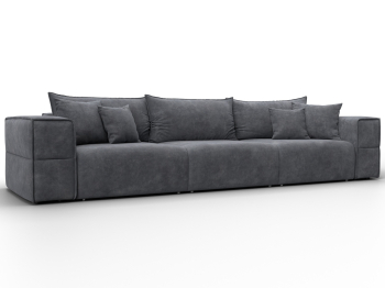 Диван прямой Лига-058 НПБ Лонг, велюр BRUT