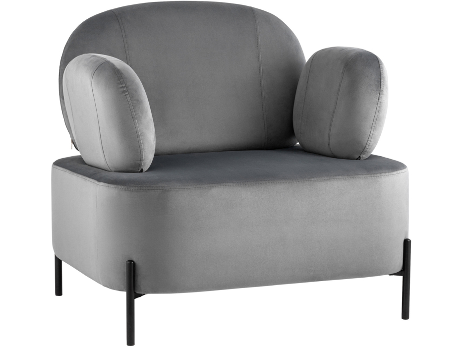 Кресло для отдыха, Кресло STOOL GROUP Кэнди с подлокотниками Велюр