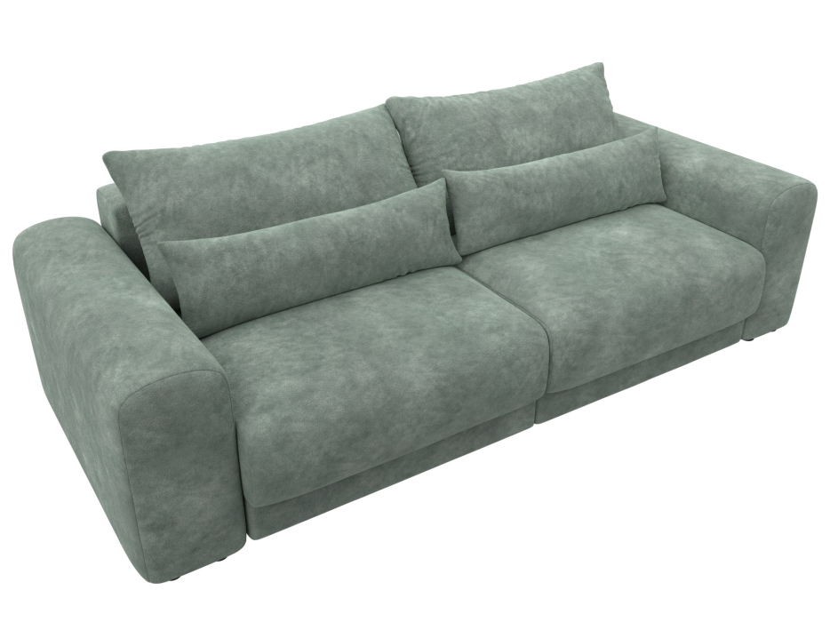 Диваны еврокнижки, Диван прямой Лига-056 НПБ, велюр BRUT