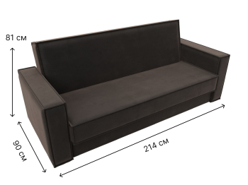 Диван-книжка Куба, велюр