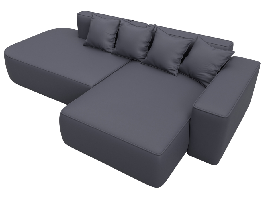 Диваны угловые в гостиную, Диван угловой Лига-065 угол правый, экокожа GRIFON