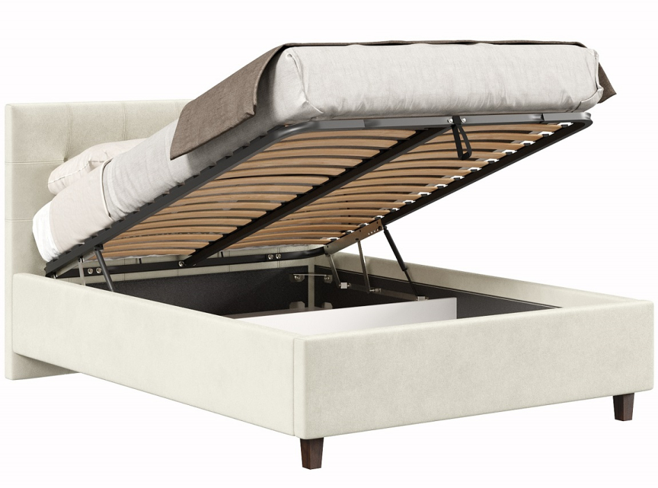 Мягкая кровать, Кровать с подъёмным механизмом 1600 Турин