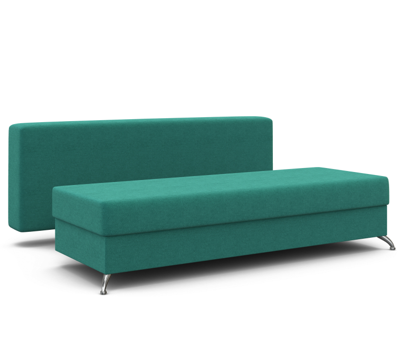 Диваны с ящиком для белья, Диван-кровать Лайт, велюр