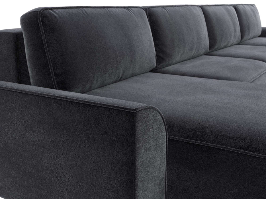 Диваны еврокнижки, Диван п-образный Лига-048 НПБ лонг, велюр TOWER