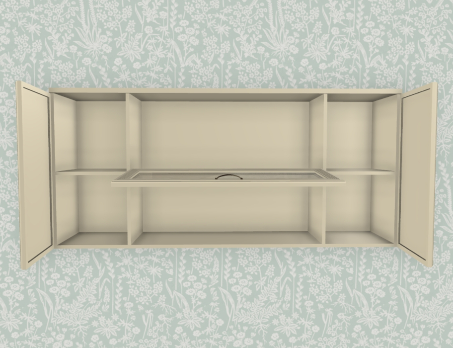 Настенные полки, Модульная система Карина Антресоль АН-1016