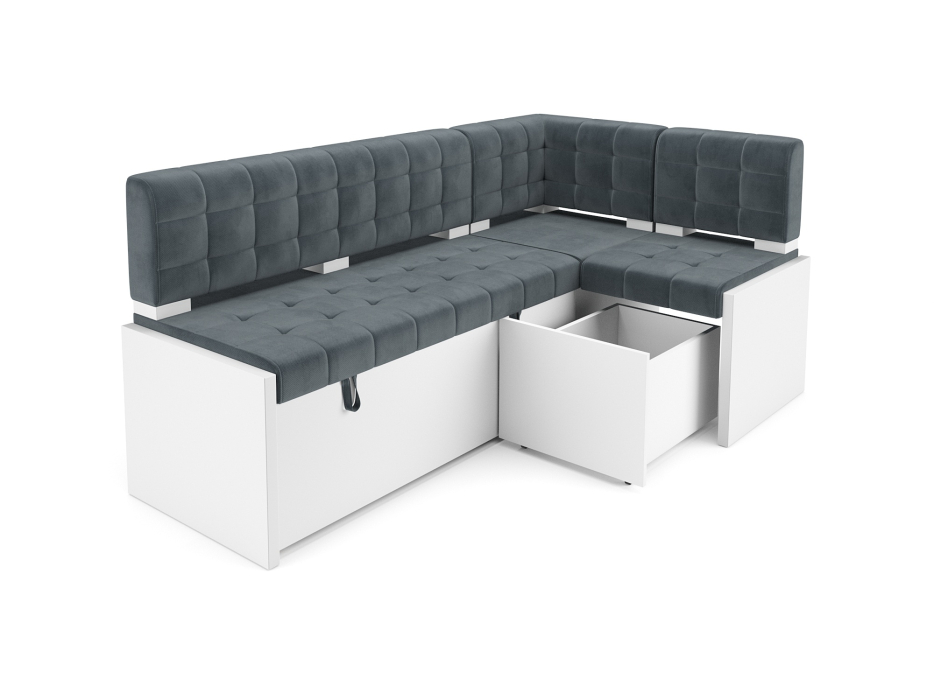 Кухонные уголки, Диван угловой кухонный Ганновер (Велюр) 205х82х130 см