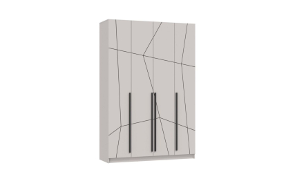 Шкаф для одежды 67.13 Брандо (4-х дв.) МДФ Геометрия