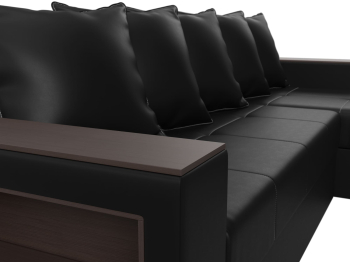 Диван угловой Дубай Лайт, экокожа, правый угол