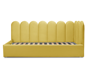 Кровать Мия 120 с подъемным механизмом, микровелюр