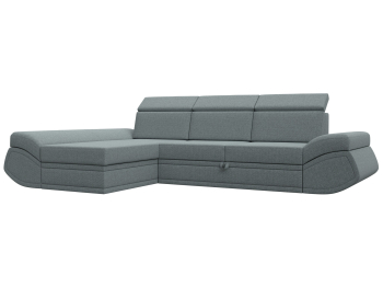 Диван угловой Лига-032 левый угол, рогожка Амур