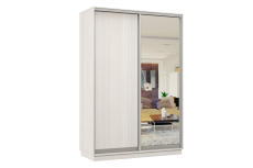 Шкафы-купе, Шкаф-купе Премьер Лайт 12 (02;01) двухдверный