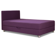 Мягкая кровать, Кровать тахта Классика 90 с подъемным механизмом, рогожка