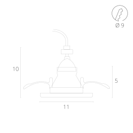Встраиваемый светильник TAURUS