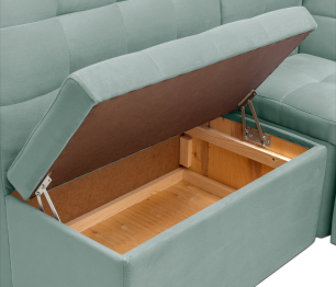 Диван кухонный угловой со спальным местом "Омега"