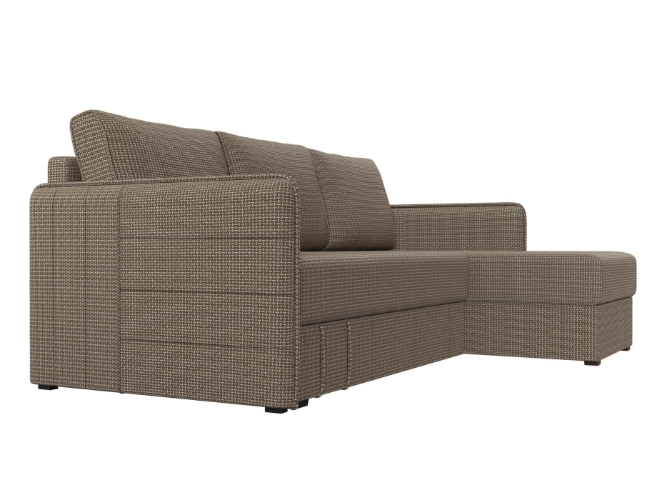 Диваны угловые в гостиную, Диван угловой Слим универсальный угол, рогожка Амур