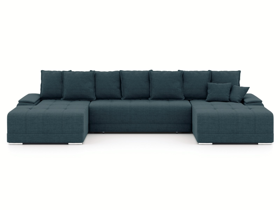 Диваны еврокнижки, Диван-кровать П-образный Нордвикс, рогожка Люкс