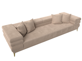 Прямой диван Лига-021, велюр