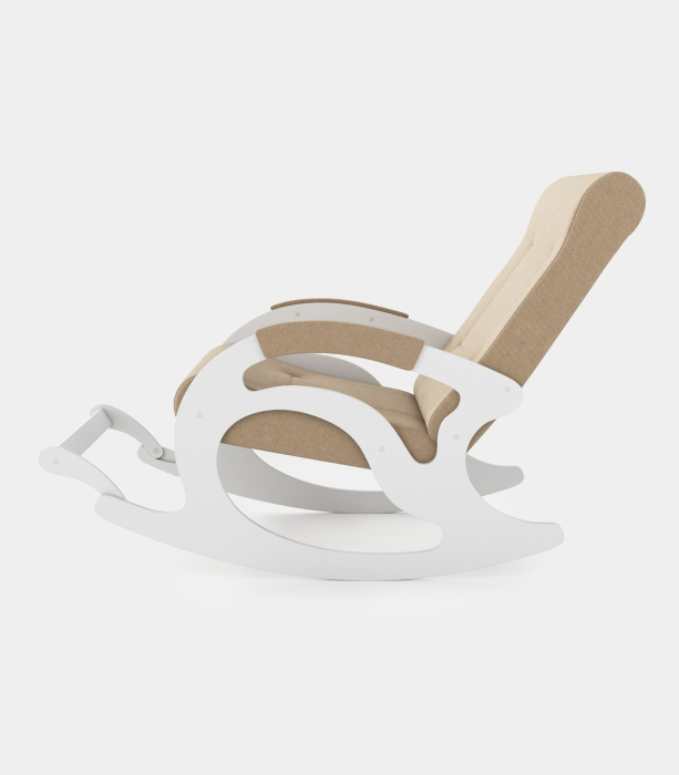 Кресла-качалки, Кресло-качалка Тироль - БЕЛЫЕ ткань