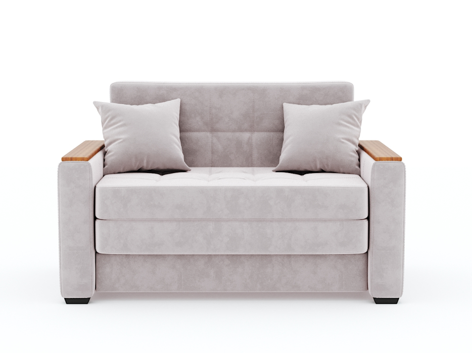 Диваны с ящиком для белья, Диван-кровать Этро Вуд, велюр