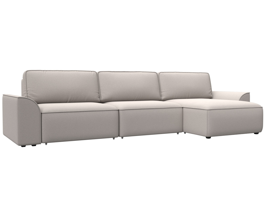 Диваны угловые в гостиную, Диван угловой Лига-048 НПБ лонг, замша JOLY