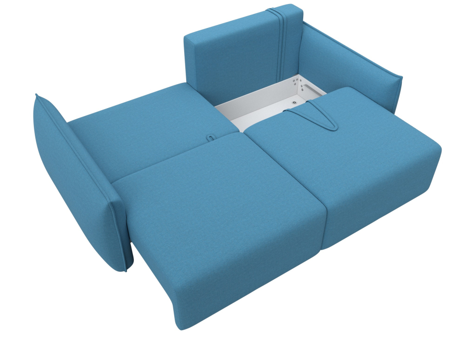 Диваны еврокнижки, Диван прямой Лига-051 НПБ, рогожка Амур