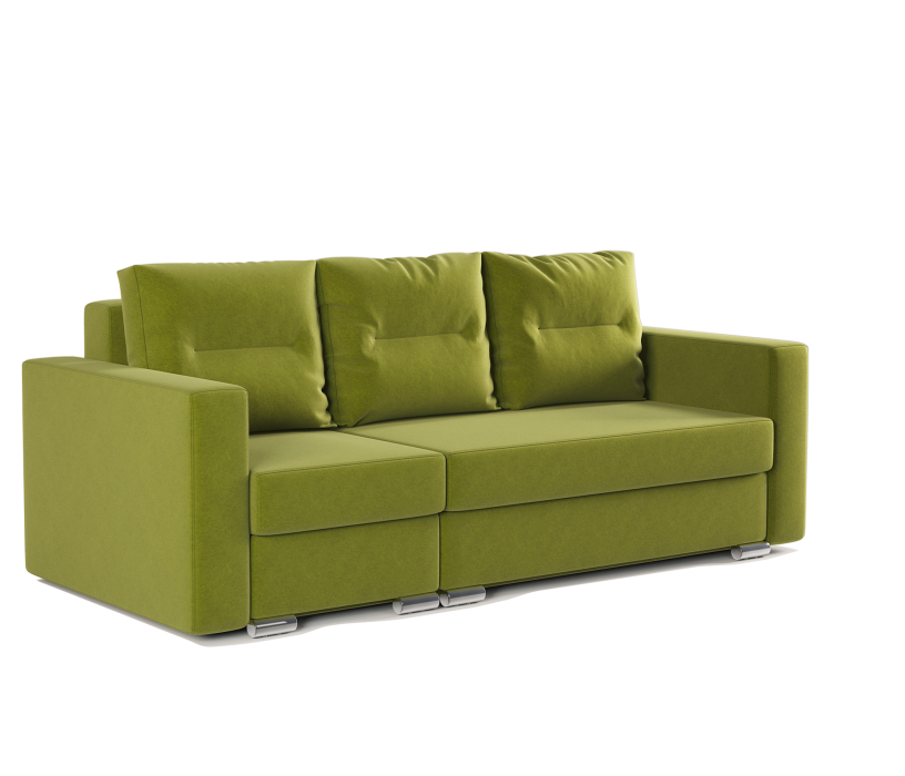 Диваны угловые в гостиную, Угловой диван трансформер Рио левый с пуфиком