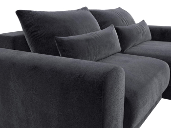 Диван угловой Лига-056 НПБ угол универсальный, велюр TOWER