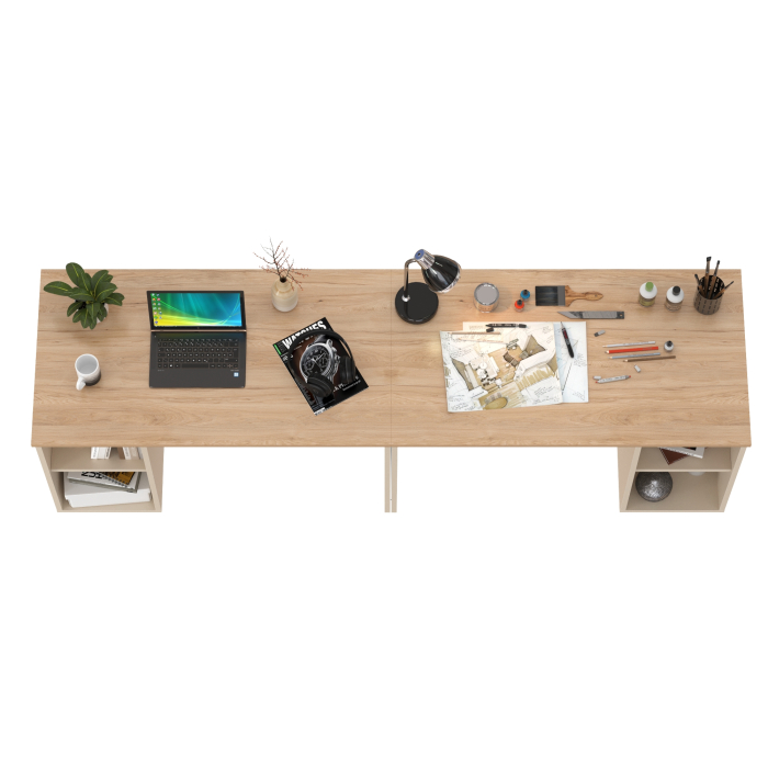 Прямые компьютерные столы, Два письменных стола Лайт 12.163