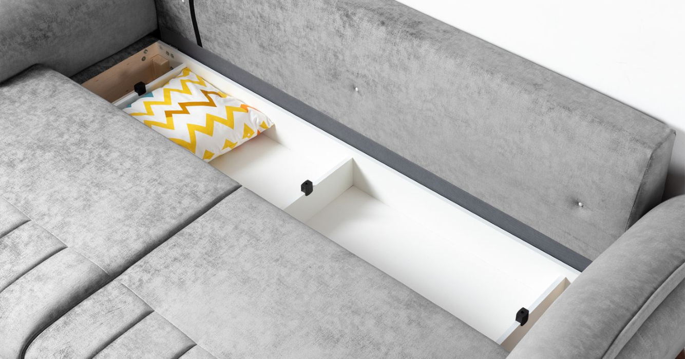 Диваны с ящиком для белья, Диван-кровать Дорис