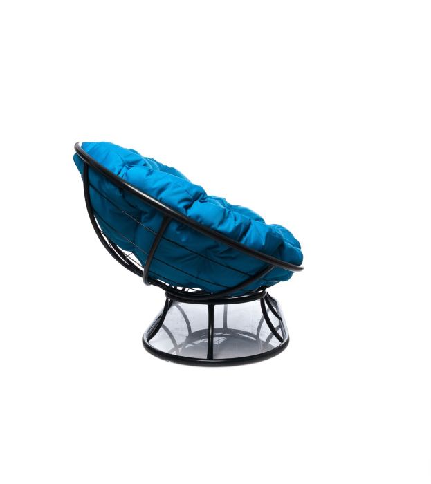 Диваны, Диван МАМАСАН без ротанга чёрный металл