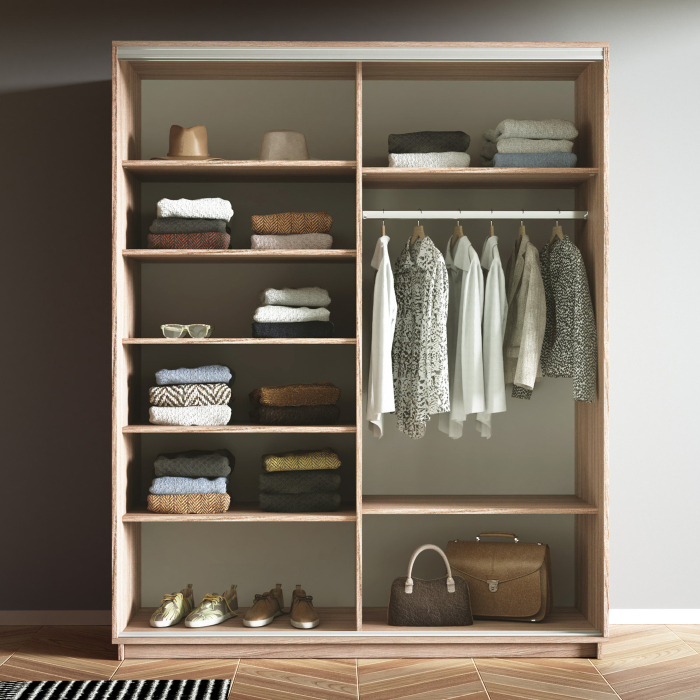 Шкафы-купе, Шкаф-купе Экспресс Экспенс дуо 2200 x 1400 x 600