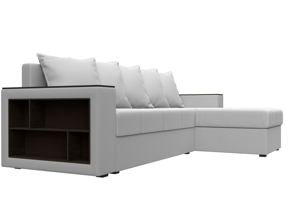 Диваны угловые в гостиную, Диван угловой Дубай Лайт угол универсальный, экокожа