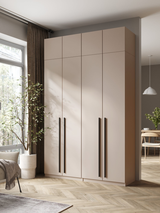 Шкафы распашные, Шкаф распашной 4-х дверный с антресолью София 2600х1600х520 мм