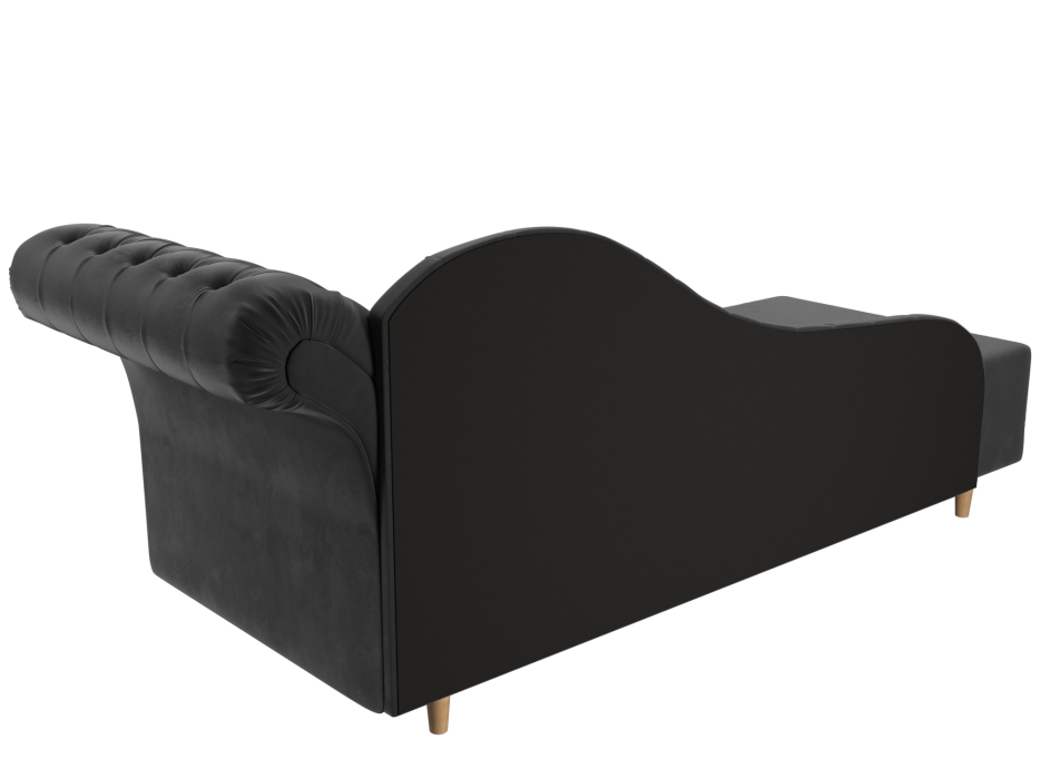 Кушетка диван, Кушетка Камерон правая, велюр 