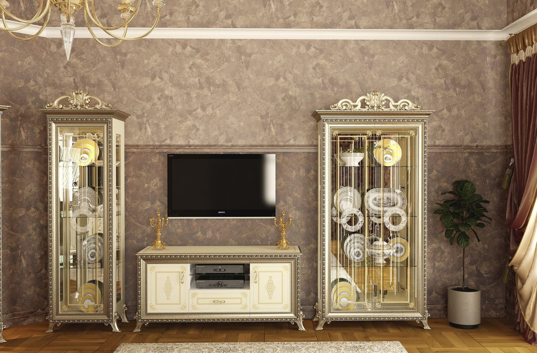 Серванты, Шкаф 2-х дверный Версаль ГВ-02БК