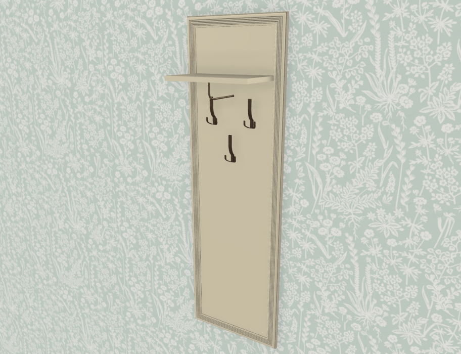 Настенные, Модульная система Карина Вешалка ВШ-1001