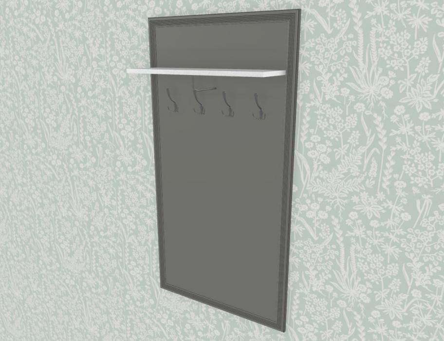 Настенные, Модульная система Карина Вешалка ВШ-1002