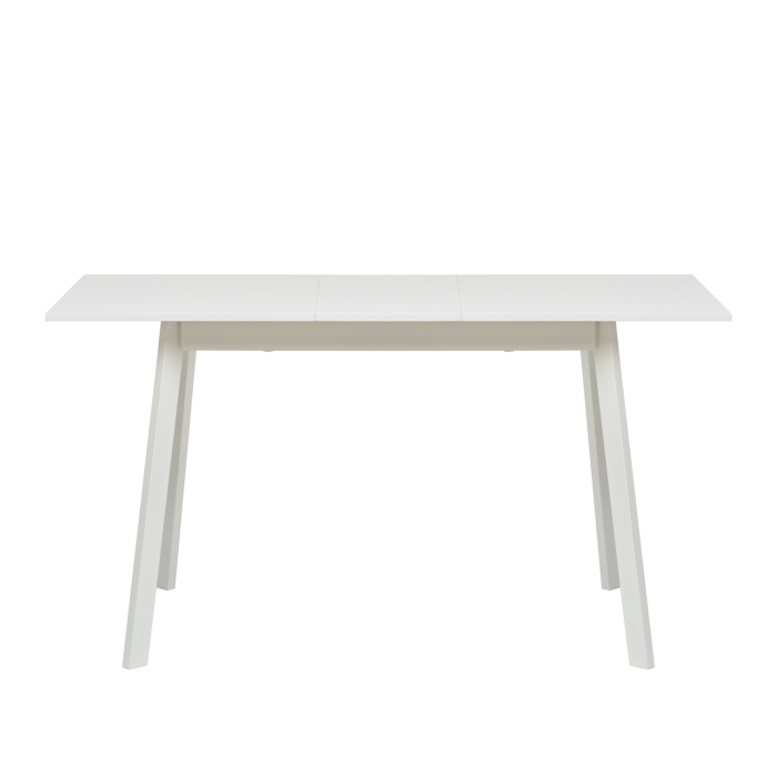 Обеденные столы, Стол раздвижной Leset Флоу 1Р опора белая, Металл Белый
