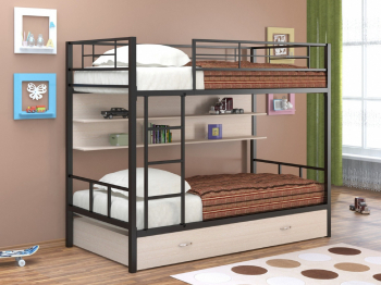 Кровать двухъярусная «Севилья 2ПЯ» (Дуб молочный)