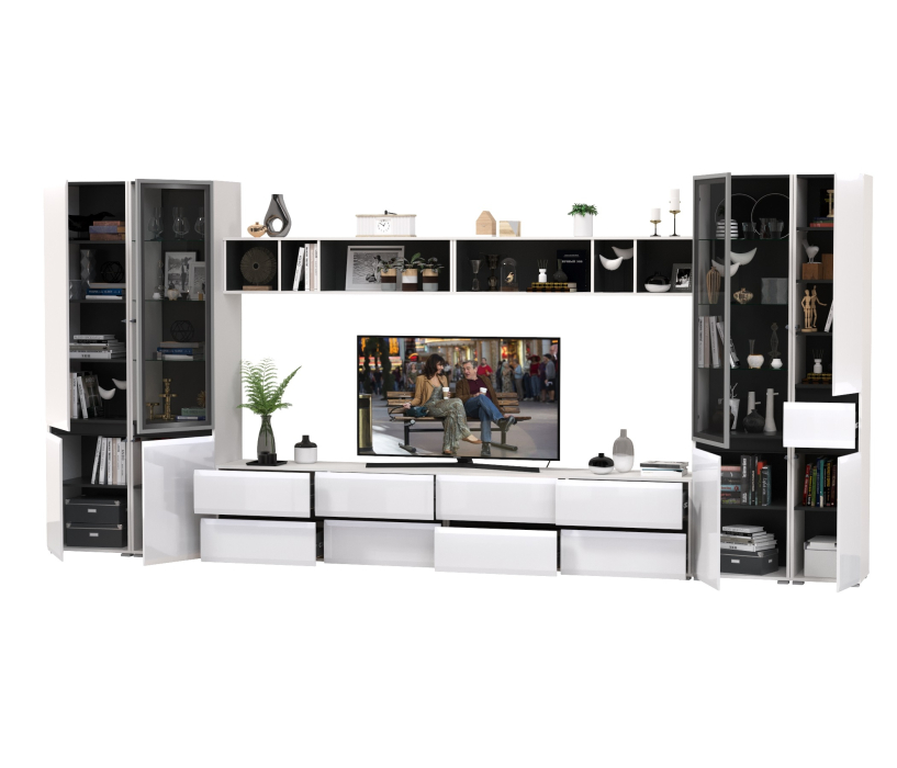 Стенки для гостиной, Сидней модульная мебель для гостиной № 85