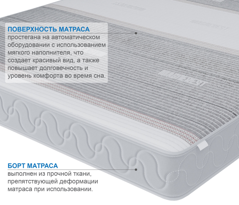 Другие размеры, Матрас Наслаждение-Рафаэль в чехле Magnetic 800х1900