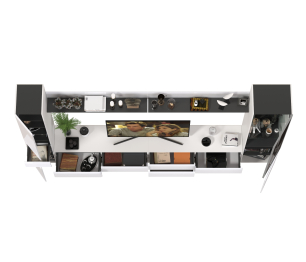 Стенка Сидней комплектация № 108